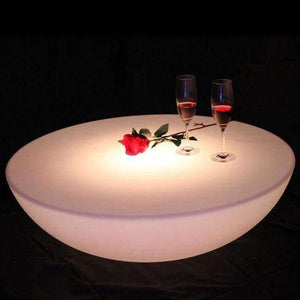 Planet Gates LED Illuminated Furniture Waterproof LED Table LED Coffee Table rechargeable SK-LF17 (D66*H22cm) 1pc