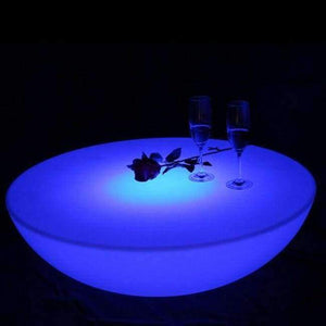 Planet Gates LED Illuminated Furniture Waterproof LED Table LED Coffee Table rechargeable SK-LF17 (D66*H22cm) 1pc