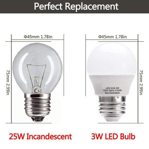 Planet Gates LED Light Bulbs 3W(25 Watt Equivalent) Warm White 2700K LED Energy Saving Light Bulbs,E26 Medium Screw Base LED Lights for Home