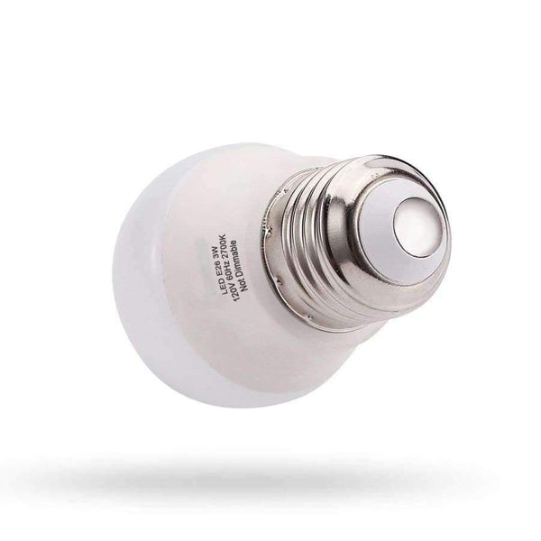 Planet Gates LED Light Bulbs 3W(25 Watt Equivalent) Warm White 2700K LED Energy Saving Light Bulbs,E26 Medium Screw Base LED Lights for Home