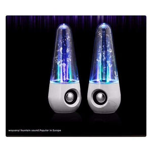 Planet Gates LED Light Water Dancing Speakers Altavoz Speakers Parlantes HIFI 3D Surround Subwoofer Stereo Support Computers Music players