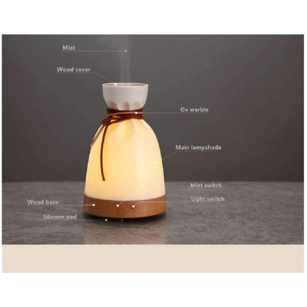Planet Gates LED night light lamp creative small bag aromatherapy machine humidifier home mute USB night light birthday gift