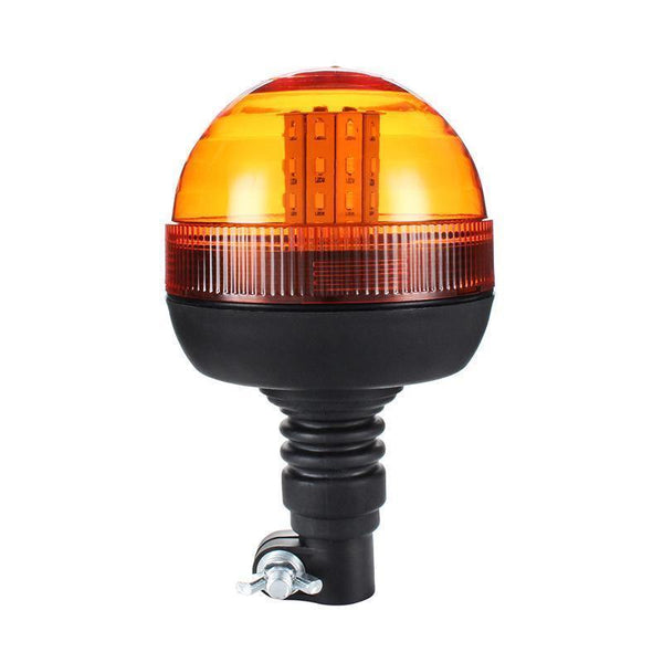 Planet Gates LED Rotating Flashing Amber Beacon Flexible Tractor Warning Light 12V-24V Roadway Safety