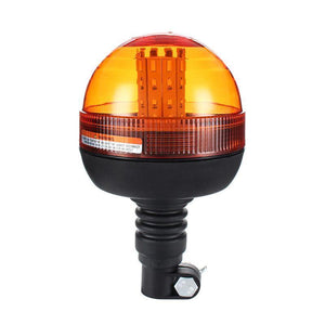 Planet Gates LED Rotating Flashing Amber Beacon Flexible Tractor Warning Light 12V-24V Roadway Safety
