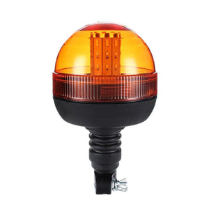 Planet Gates LED Rotating Flashing Amber Beacon Flexible Tractor Warning Light 12V-24V Roadway Safety