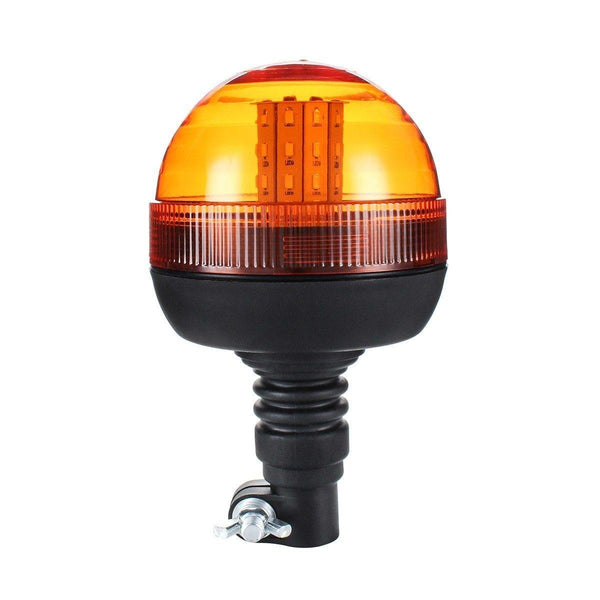 Planet Gates LED Rotating Flashing Amber Beacon Flexible Tractor Warning Light 12V-24V Roadway Safety