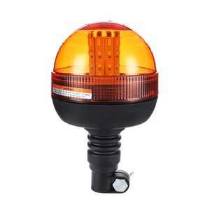 Planet Gates LED Rotating Flashing Amber Beacon Flexible Tractor Warning Light 12V-24V Roadway Safety