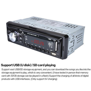 Planet Gates LED Screen In-Dash FM Car Input Receiver Stereo 50W x 4 LCD Display SD USB MP3 WMA Radio Player