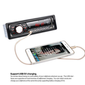 Planet Gates LED Screen In-Dash FM Car Input Receiver Stereo 50W x 4 LCD Display SD USB MP3 WMA Radio Player