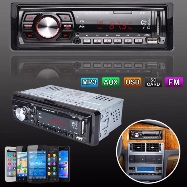 Planet Gates LED Screen In-Dash FM Car Input Receiver Stereo 50W x 4 LCD Display SD USB MP3 WMA Radio Player