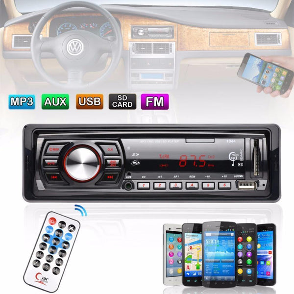 Planet Gates LED Screen In-Dash FM Car Input Receiver Stereo 50W x 4 LCD Display SD USB MP3 WMA Radio Player