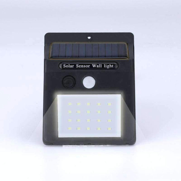 Planet Gates LED Solar Power PIR Motion Sensor Wall Light 20 LED Outdoor Waterproof Energy Saving Street Yard Path Home Garden Security Lamp