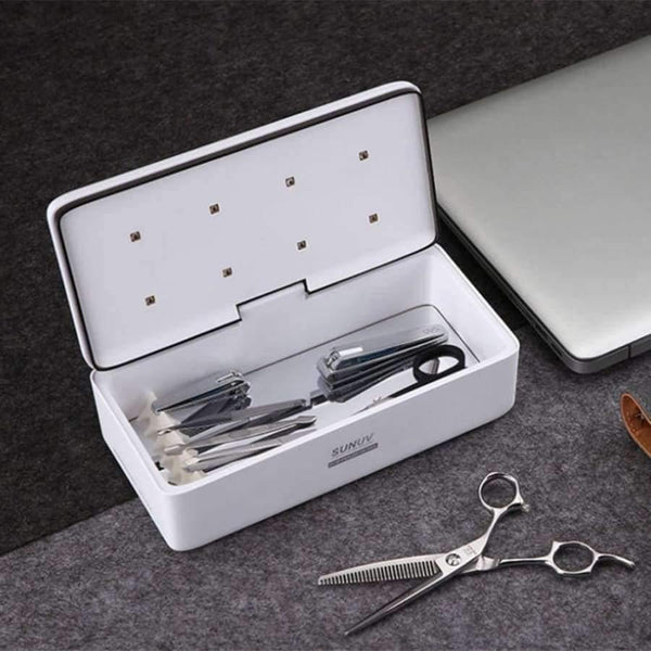 Planet Gates LED Sterilizer Dental Medical Autoclave Manicure Tool Storage Box Sterilizer For Nail Art Tools Makeup Brush Cleaning Tool