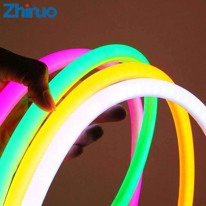 Planet Gates LED Strip 12V SMD2835 Neon Light Round Line Low Voltage Flexible Indoor Outdoor Waterproof Soft Light Strip Car Ambilight Lights