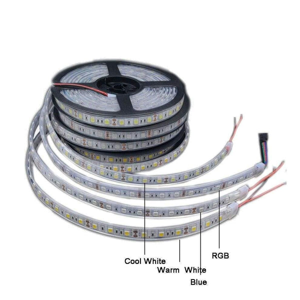 Planet Gates LED Strip 5050 IP68 Waterproof DC12V 60LED/M Outdoors LED Lighting Underwater for Swimming Pool Fish Tank Pond Fountain Bathroom