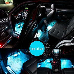 Planet Gates LED Strip Auto Car Ambient Light APP Control USB RGB Interior Atmosphere Lamp 5050 48SMD Flexible Car LED Decorative Lights