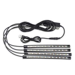 Planet Gates LED Strip Auto Car Ambient Light APP Control USB RGB Interior Atmosphere Lamp 5050 48SMD Flexible Car LED Decorative Lights
