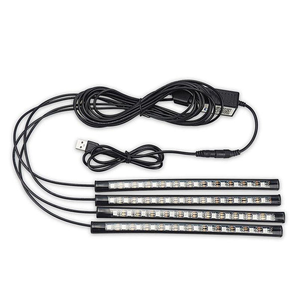 Planet Gates LED Strip Auto Car Ambient Light APP Control USB RGB Interior Atmosphere Lamp 5050 48SMD Flexible Car LED Decorative Lights