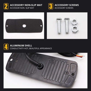 Planet Gates LED Strobe Warning Light Grille Flashing Breakdown Emergency Light Motorcycle Car Truck Side Lamp Traffic Signal Light 12V 24V