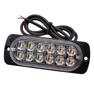 Planet Gates LED Strobe Warning Light Grille Flashing Breakdown Emergency Light Motorcycle Car Truck Side Lamp Traffic Signal Light 12V 24V