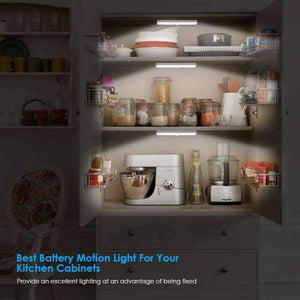 Planet Gates LED Wireless Motion Sensor Light USB Closet Stairs Night Light for Wardrobe Cupboard Drawer Trunk Hallway Kitchen Baby Nursing