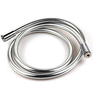 LEDFRE PVC Shower Hose Silver PVC Hose Plumbing Flexible Hose For Bathroom Handheld Showerhead F1/2*F1/2 For 16" 40" 60" 80"