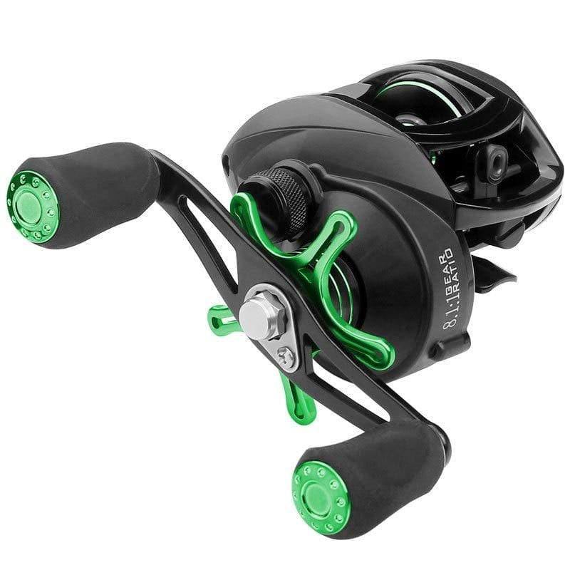 Planet Gates Left hand Baitcasting Reels Fishing Casting Reel With Magnetic Brake 8.1:1 12+1 BB Spinning Fishing Reels 8KG Drag Left Right