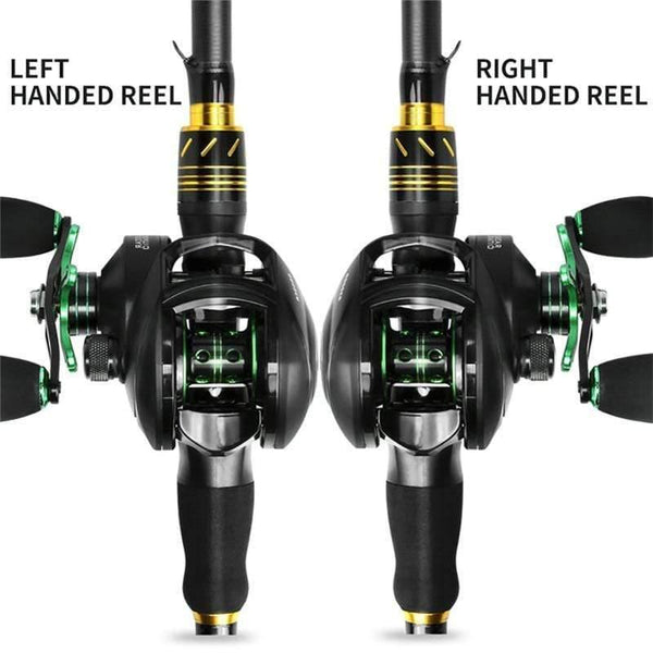 Planet Gates Left hand Baitcasting Reels Fishing Casting Reel With Magnetic Brake 8.1:1 12+1 BB Spinning Fishing Reels 8KG Drag Left Right