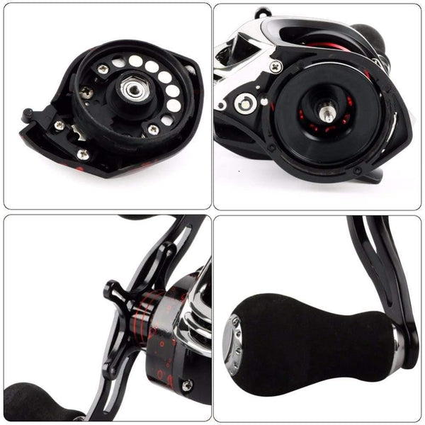 Planet Gates Left Hand / China Baitcasting Reel Casting Reel 17+1BB Right /Left Handle Gear 11+1BB Fishing Reel Wheel Fishing Tackle 12KG Max Drag