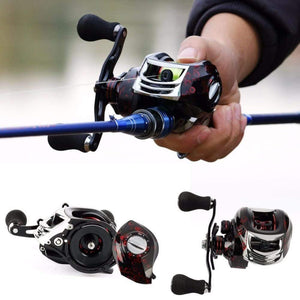 Planet Gates Left Hand / China Baitcasting Reel Casting Reel 17+1BB Right /Left Handle Gear 11+1BB Fishing Reel Wheel Fishing Tackle 12KG Max Drag