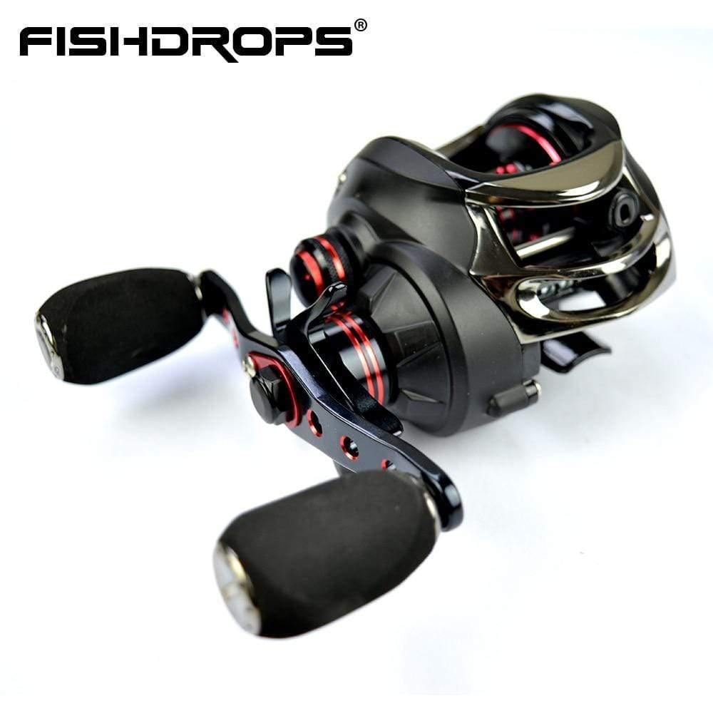 Planet Gates Left Hand Reel Casting Fishing Reel Baitcasting Reels Saltwater Freshwater Baitcaster 17+1BB Magnetic Brake System Fishing Reel