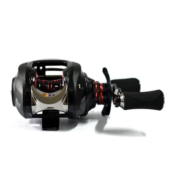 Planet Gates Left Hand Reel Casting Fishing Reel Baitcasting Reels Saltwater Freshwater Baitcaster 17+1BB Magnetic Brake System Fishing Reel