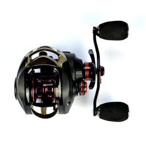 Planet Gates Left Hand Reel Casting Fishing Reel Baitcasting Reels Saltwater Freshwater Baitcaster 17+1BB Magnetic Brake System Fishing Reel