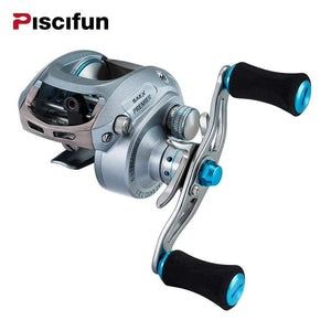 Planet Gates Left Hand Saex Premier Baitcasting Reel 7BB 6.5: 1 Magnetic Brake 179g Aluminum  Right or Left Hand Bait Casting Fishing Reel