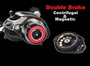 Planet Gates left hand using 18+1 BB Fishing Reel Carbon Shell Lightweight 217g Max Drag 10KG/17.6LB Baitcasting Reel Casting Reel Reel Fishing