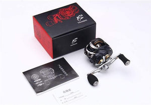 Planet Gates left hand using 18+1 BB Fishing Reel Carbon Shell Lightweight 217g Max Drag 10KG/17.6LB Baitcasting Reel Casting Reel Reel Fishing