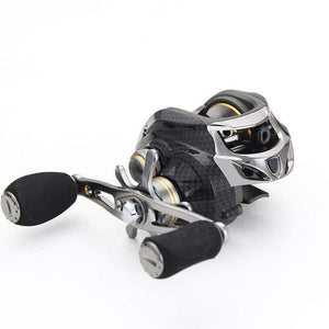 Planet Gates left hand using 18+1 BB Fishing Reel Carbon Shell Lightweight 217g Max Drag 10KG/17.6LB Baitcasting Reel Casting Reel Reel Fishing