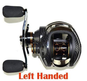 Planet Gates left handl Double Brake Baitcasting Reel 17BB+1RB Fishing Gear Water Drop Wheel 7.0:1 Ratio Bait Casting Fishing Reel Lure Reel