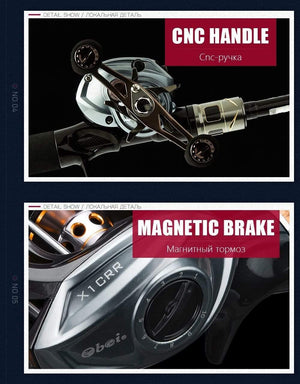 Planet Gates left handle / 12 Fishing reel super light moulinet carretilha 11+1 ball bearing Magnetic brake high quality casting reel