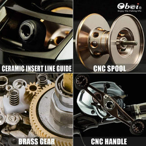 Planet Gates left handle / 12 Fishing reel super light moulinet carretilha 11+1 ball bearing Magnetic brake high quality casting reel