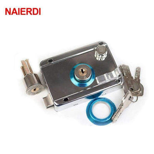 Planet Gates Left NAIERDI-9331 Exterior Door Locks Security Anti-theft Lock Multiple Insurance Lock Iron Gate Door Lock For Furniture Hardware
