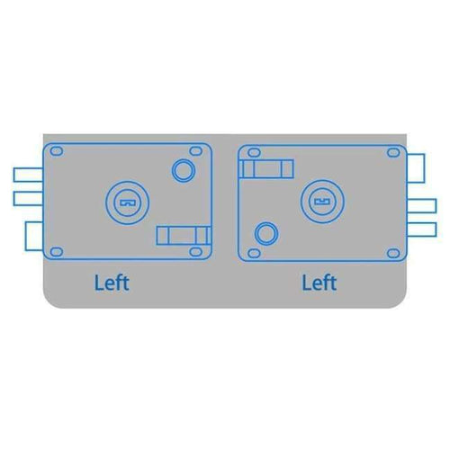 Planet Gates Left NAIERDI-9331 Exterior Door Locks Security Anti-theft Lock Multiple Insurance Lock Iron Gate Door Lock For Furniture Hardware