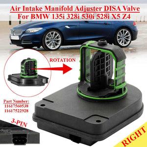 Planet Gates Left Right Side Air Intake Manifold Flap Adjuster Unit Disa Valve For BMW 328i E82 E70 E90 E92 Z4 11617579114 11617522929