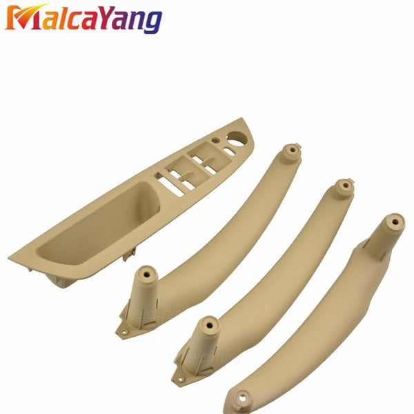 Planet Gates Left Right Side Inner Interior Armrest Door Panel Handle Pull Trim Cover For BMW E70 X5 E71 X6