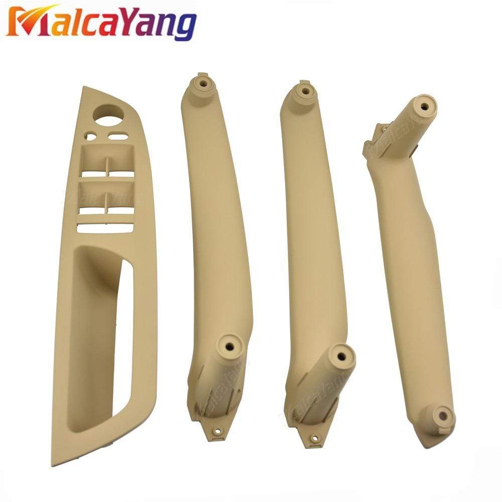 Planet Gates Left Right Side Inner Interior Armrest Door Panel Handle Pull Trim Cover For BMW E70 X5 E71 X6