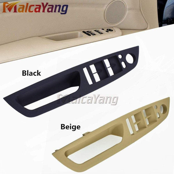 Planet Gates Left Right Side Inner Interior Armrest Door Panel Handle Pull Trim Cover For BMW E70 X5 E71 X6