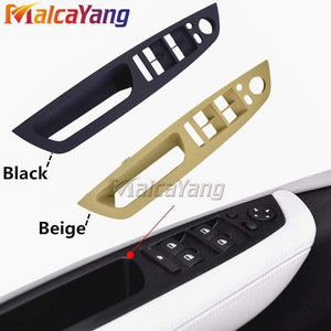 Planet Gates Left Right Side Inner Interior Armrest Door Panel Handle Pull Trim Cover For BMW E70 X5 E71 X6