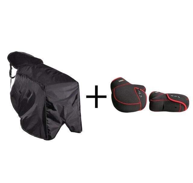 Planet Gates Leg Cover & Mittens Universal Motorcycle Warm Gloves Rain Wind Cold Protection Moisture Knee Protector Winter Quilt For TMAX 530