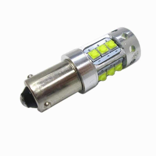 Planet Gates Leites 2PCS H6W H21W BAY9S BA9S BAX9S T4W XBD Chips Led White Canbus Error Free LED Reverse Lights 80W White