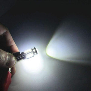 Planet Gates Leites 2PCS H6W H21W BAY9S BA9S BAX9S T4W XBD Chips Led White Canbus Error Free LED Reverse Lights 80W White